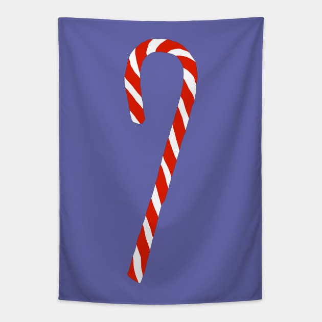 Christmas Candy Cane Tapestry by ellenhenryart