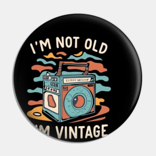 Music vintage rétro style Pin