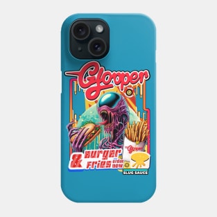 Glooper fast foods  "Slug Sauce Burger & Fries" Phone Case