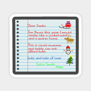 Santa Letter - Alternative Christmas Magnet