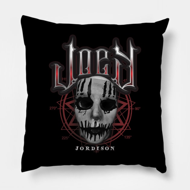 Tribute to Joey Jordison Pillow by handofwtns