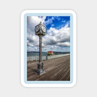 Mumbles Pier Centenary Clock Magnet