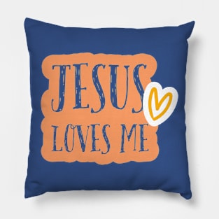 JESUS LOVES ME Pillow