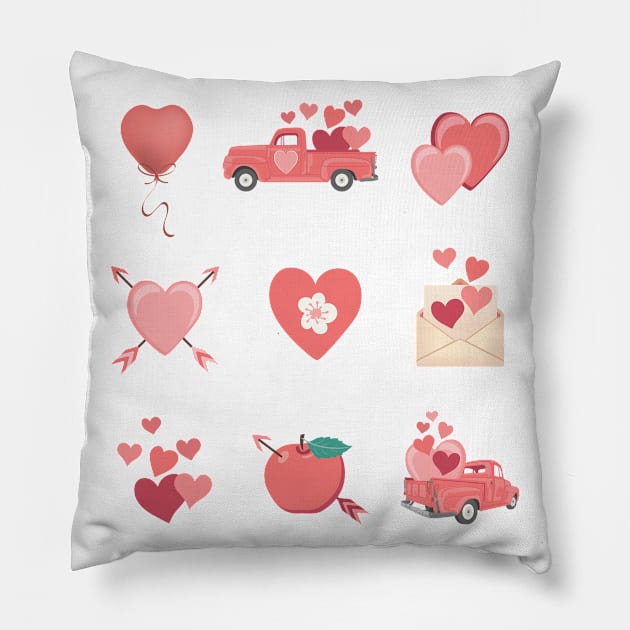 Valentines! Pillow by SWON Design