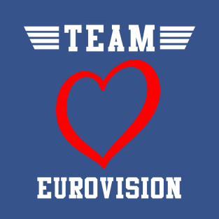 Team Eurovision Top Gun Style T-Shirt