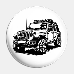 Cool jeep wrangler Car Off-Road Odyssey Pin