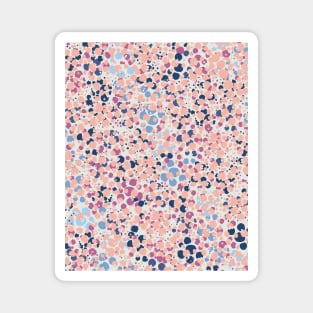 MOTAS - Spots, Dot, Coral, Pink, Blue Dots Magnet