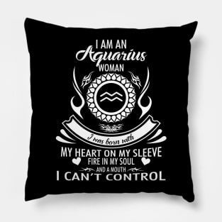 Aquarius Woman Pillow