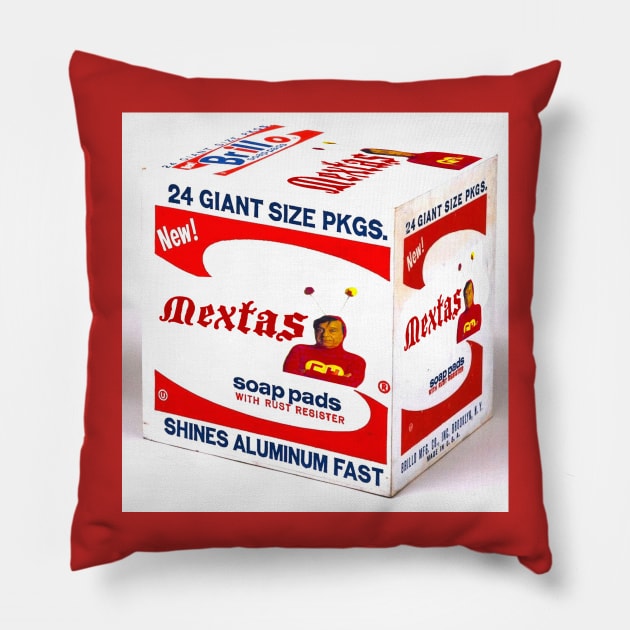 Andy Warhol Meets El Chapulin Colorado Pillow by mextasy