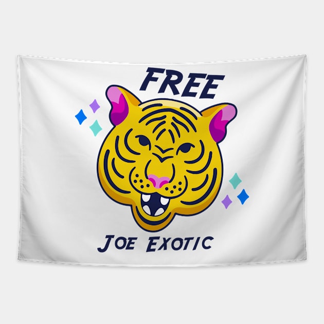 Fool Free Joe Exotic Shirt Tapestry by FoolDesign