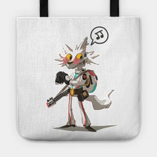 Fox Fighter Illustration Tote