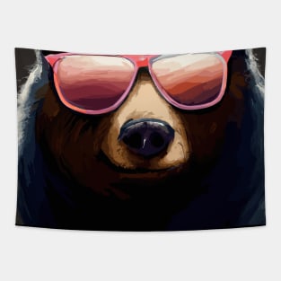 Bear with Sunglasses Tapestry