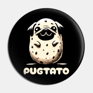 Potato Pug Pugtato Couch Potato Pin