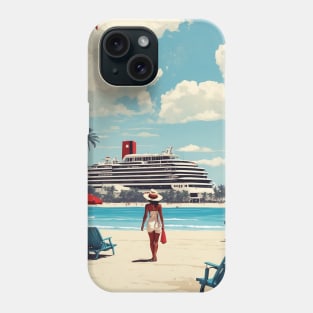 Cancun Mexico Vintage Poster Tourism Phone Case