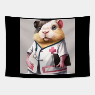 Guinea pig in nurse uniform Tapestry