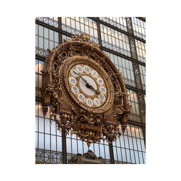 Gold clock by dreamtravel