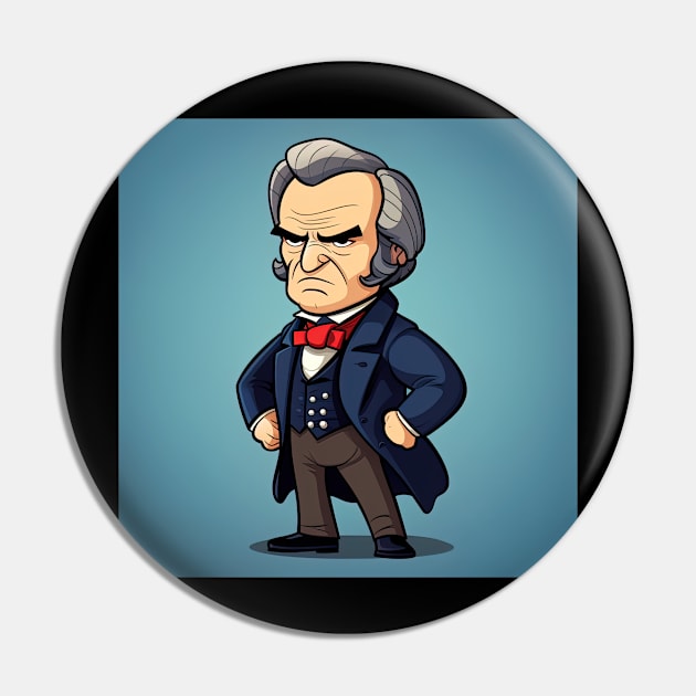 Andrew Johnson Pin by ComicsFactory