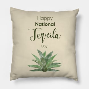 Tequila and agave - Tequila Day Pillow