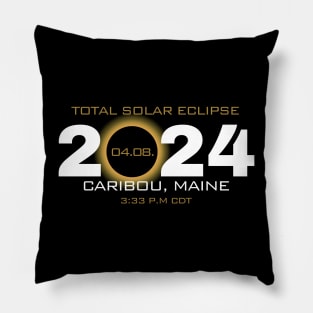 Maine Totality Total Solar Eclipse Pillow