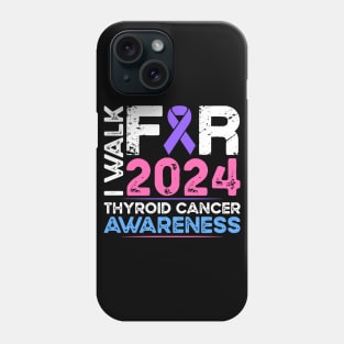 Thyroid Cancer Awareness 2024 Walk Phone Case