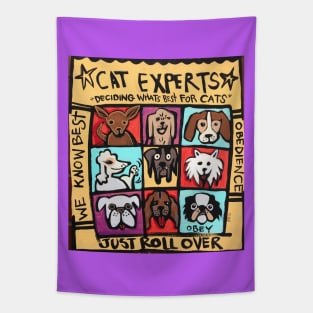 Cat Experts Tapestry