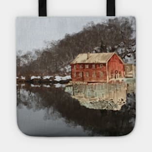 The red house by the lake Tote