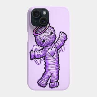 cute purple love angel Phone Case