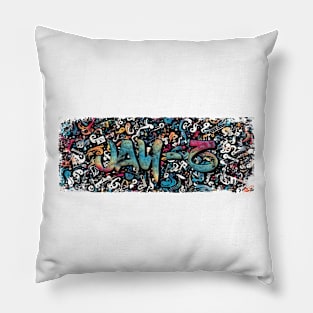 Jay Graffiti Pillow