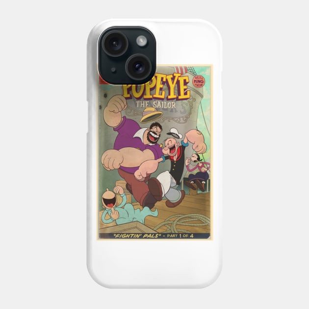 "Fightin' Pals" 1 Phone Case by DCMiller01