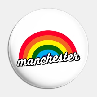 Manchester LGBT Rainbow Gay Pride Pin