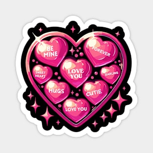 Valentine's Day Hearts Magnet