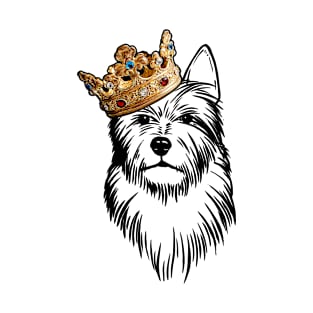 Australian Terrier Dog King Queen Wearing Crown T-Shirt