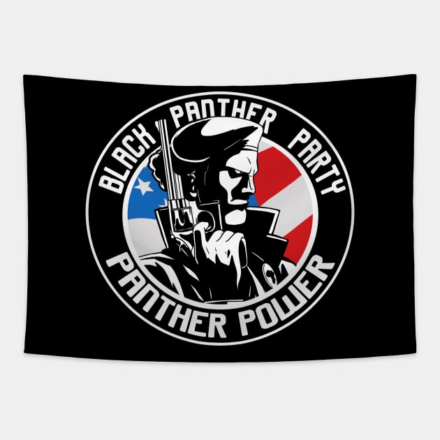 Black Panther Party Logo Tapestry by Noseking