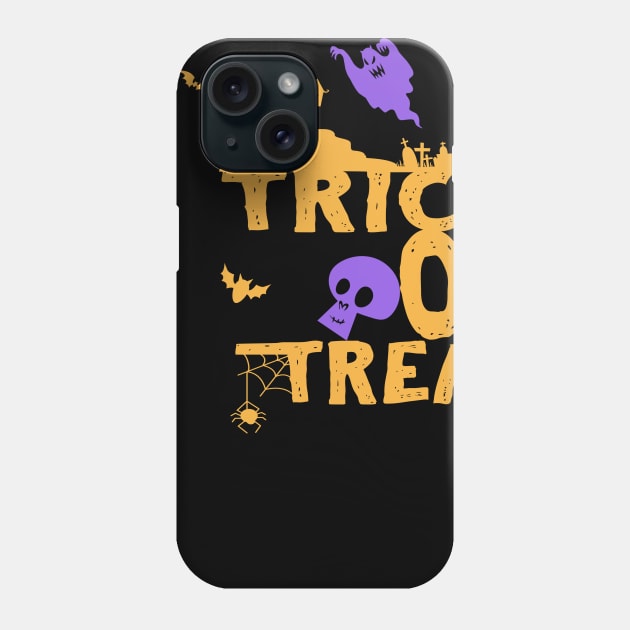 Trick Or Treat Halloween Phone Case by Lomitasu