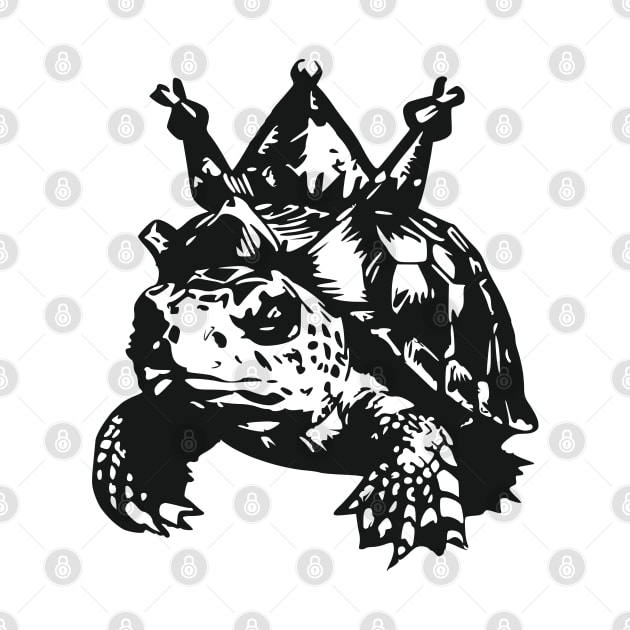 King Turtle (Transparent) by isolation_2