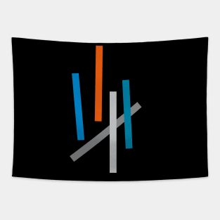 Minimal color sticks Tapestry