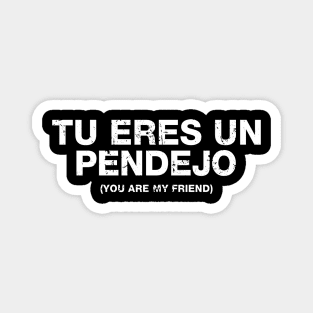 Tu Eres Un Pendejo - You Are My Friend Magnet