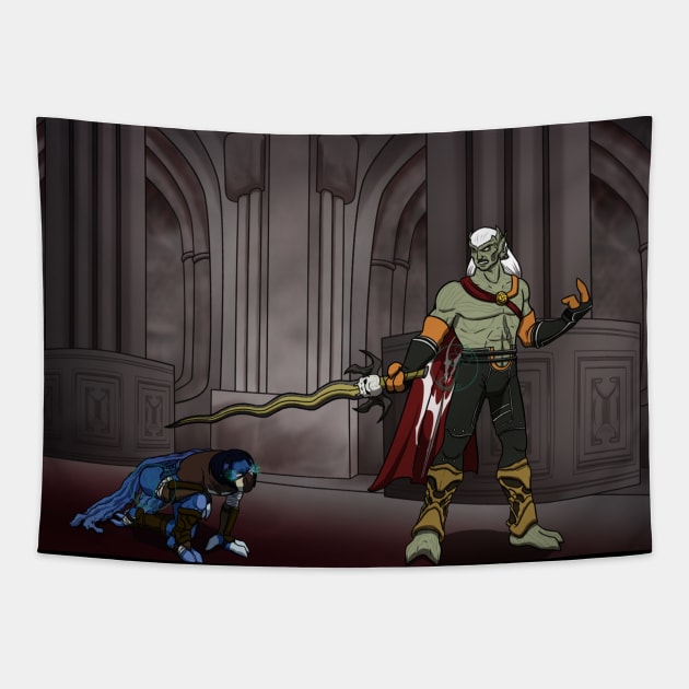 Legacy of Kain - Kain vs Raziel Tapestry by JuditangeloZK