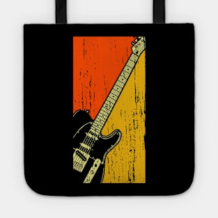 Vintage Guitar For Men Women Music Band Guitarist Stuff Tote