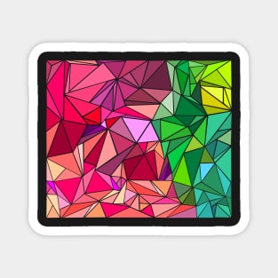 Polygonal Colorful Pattern Magnet