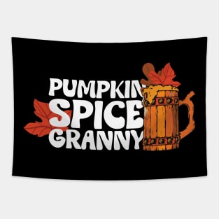 Pumkin Spice Granny Tapestry