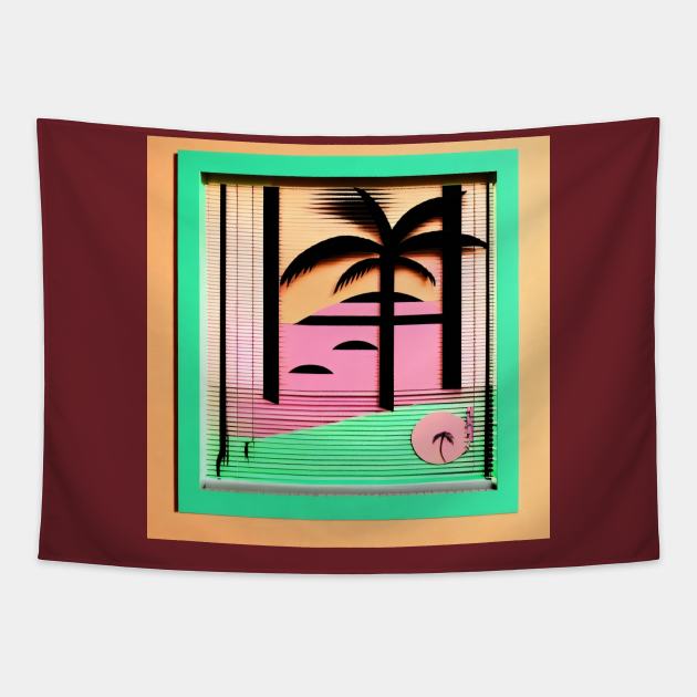 Venetian Palms 2 Tapestry by E1DOLHANZ