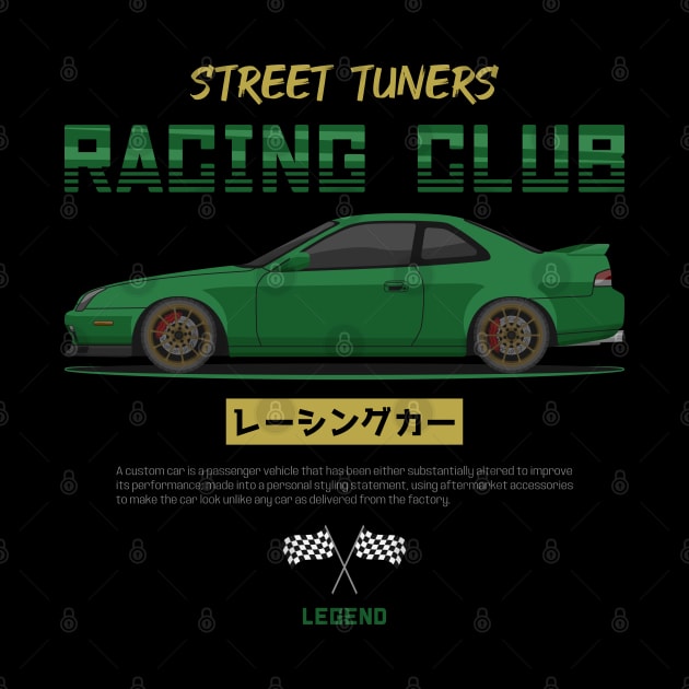 Tuner Green Prelude MK5 JDM by GoldenTuners