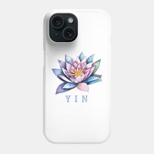 Yin Yoga Lotus Flower Phone Case