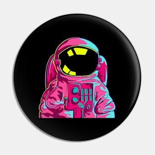 Psychedelic astronaut Pin