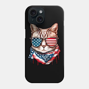 Independence Day Cat Phone Case