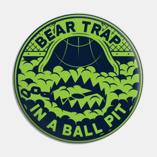 Bear Trap in Ball Pit Pin