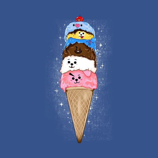 Icecream BT21 v2 by samuelrd