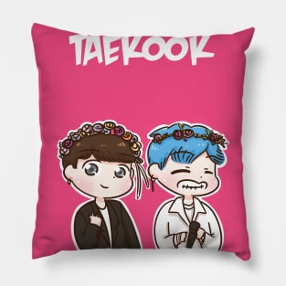 BTS Taekook flower Pillow