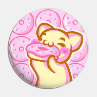 CliveGin Pink Donut Pin